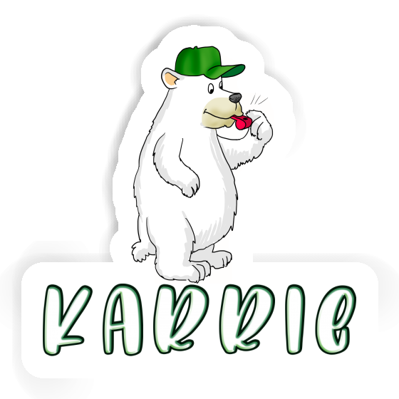 Sticker Karrie Ice Bear Laptop Image