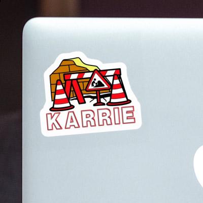 Sticker Karrie Straßenbaustelle Gift package Image