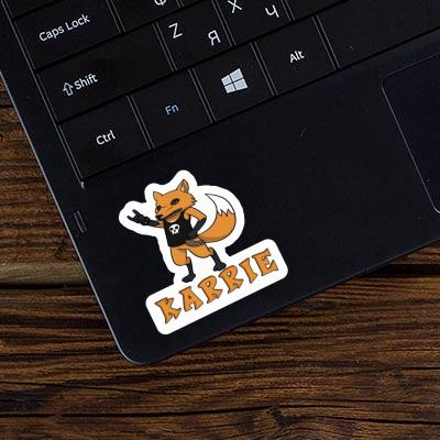 Sticker Karrie Rocker Fox Notebook Image