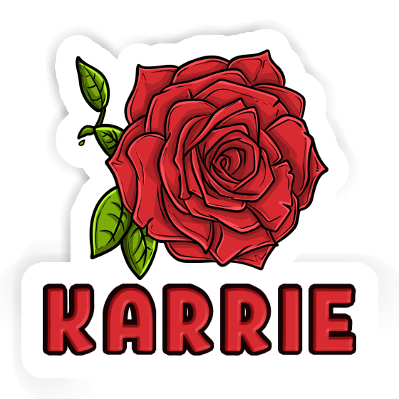 Sticker Rose blossom Karrie Notebook Image