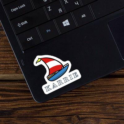 Sailboat Sticker Karrie Laptop Image