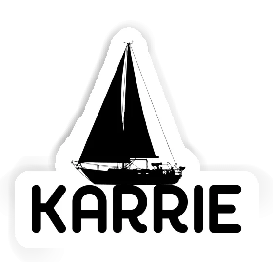 Segelboot Aufkleber Karrie Image