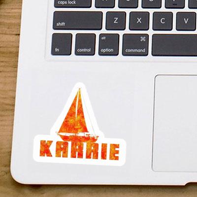 Sailboat Sticker Karrie Laptop Image