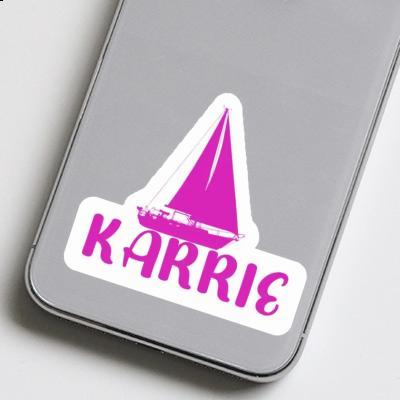 Karrie Sticker Sailboat Image