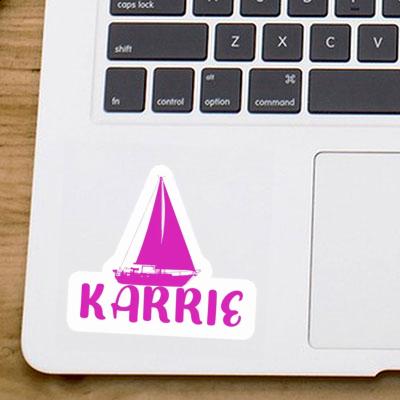 Karrie Sticker Sailboat Laptop Image