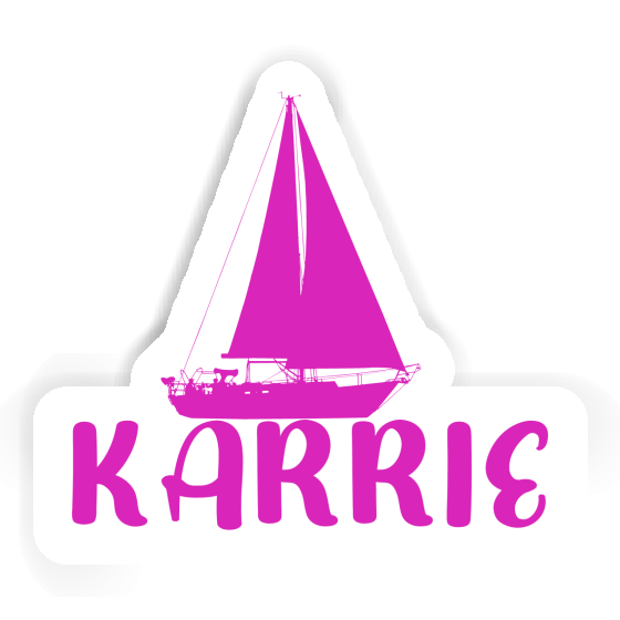 Sticker Sailboat Karrie Laptop Image