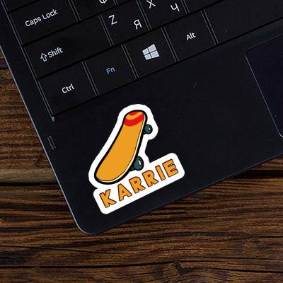 Karrie Sticker Skateboard Laptop Image