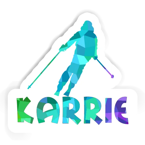 Skifahrerin Sticker Karrie Gift package Image