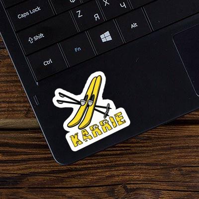 Ski Sticker Karrie Laptop Image