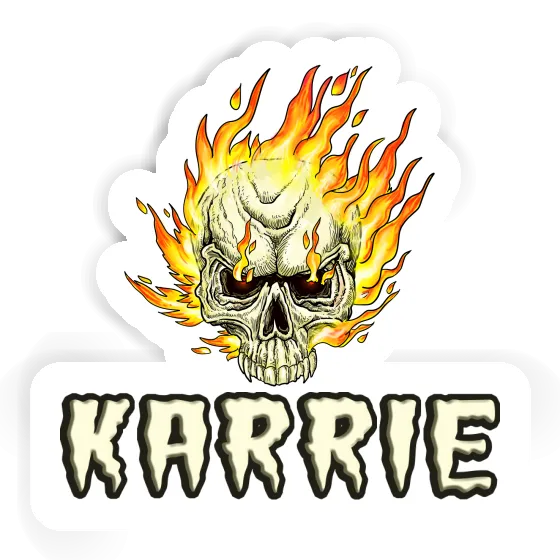 Skull Sticker Karrie Notebook Image