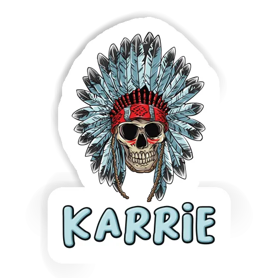 Karrie Sticker Totenkopf Laptop Image