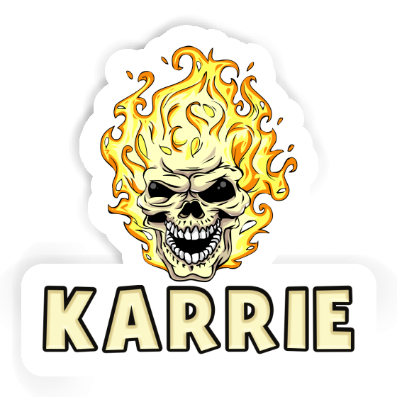 Karrie Sticker Skull Image