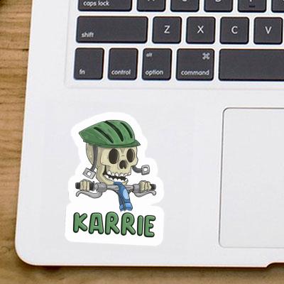 Sticker Karrie Mountainbiker Laptop Image