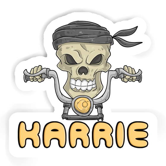 Karrie Sticker Motorbike Rider Image