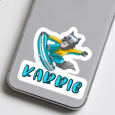 Sticker Karrie Boarder Laptop Image