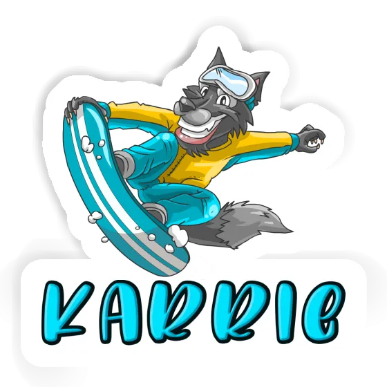 Sticker Snowboarder Karrie Gift package Image