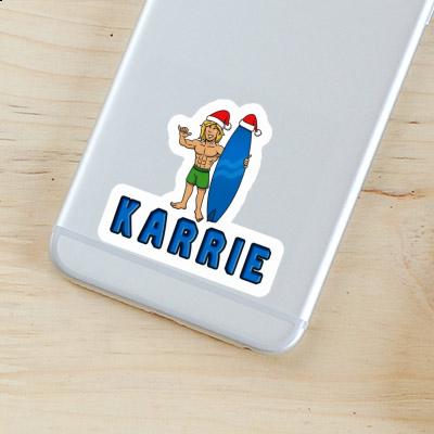 Sticker Surfer Karrie Laptop Image