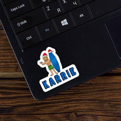 Sticker Surfer Karrie Notebook Image