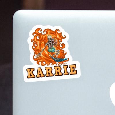 Karrie Sticker Surfer Notebook Image