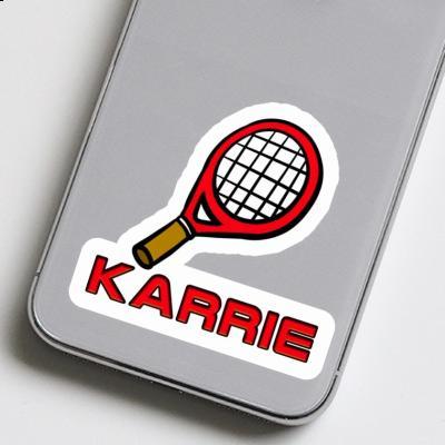 Aufkleber Karrie Tennisschläger Image