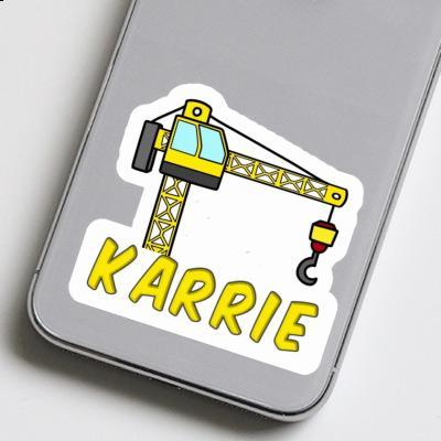 Karrie Autocollant Grue à tour Notebook Image