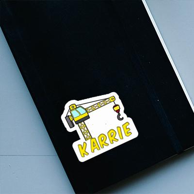 Sticker Karrie Turmkran Notebook Image