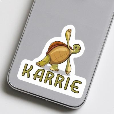 Karrie Sticker Yoga Turtle Image