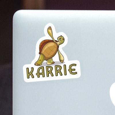 Karrie Sticker Yoga Turtle Image