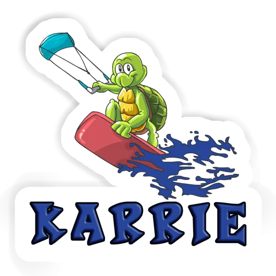 Kiter Sticker Karrie Laptop Image