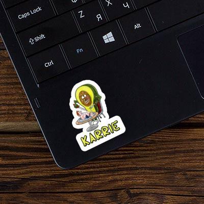 Karrie Sticker Avocado Notebook Image