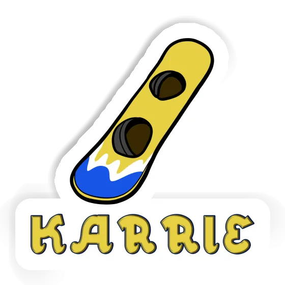 Sticker Wakeboard Karrie Laptop Image