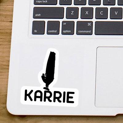 Sticker Karrie Windsurfer Laptop Image