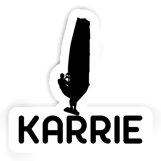 Sticker Karrie Windsurfer Laptop Image