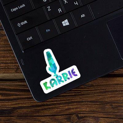 Sticker Karrie Windsurfer Notebook Image