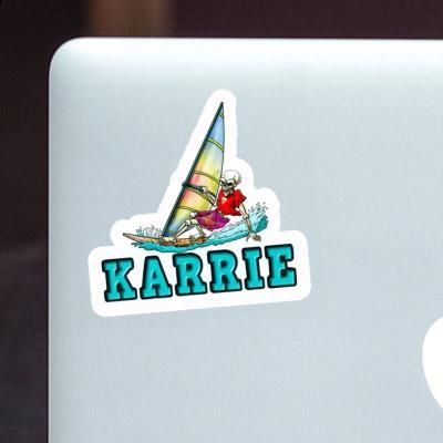 Karrie Autocollant Surfeur Laptop Image