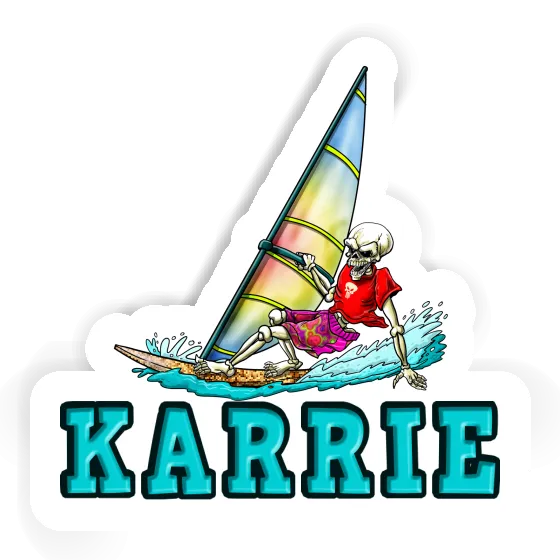 Karrie Autocollant Surfeur Laptop Image