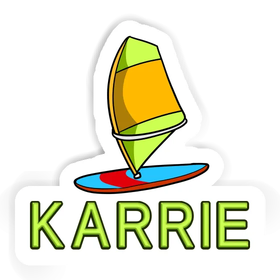 Windsurf Board Sticker Karrie Laptop Image