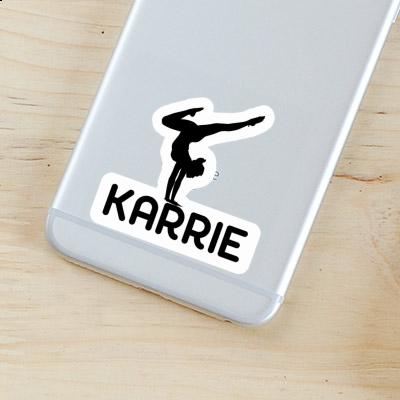 Yoga Woman Sticker Karrie Laptop Image