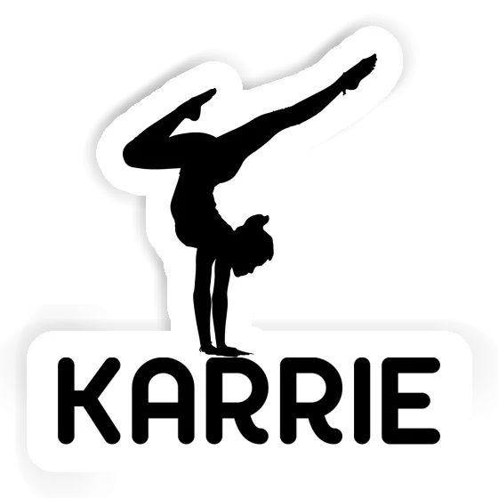 Yoga Woman Sticker Karrie Image