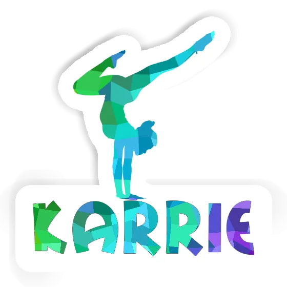 Karrie Sticker Yoga Woman Image