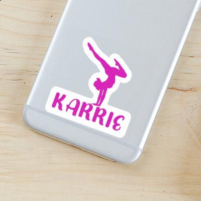 Sticker Karrie Yoga Woman Image