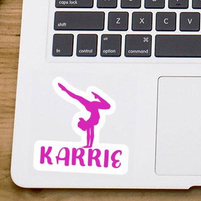 Karrie Autocollant Femme de yoga Notebook Image