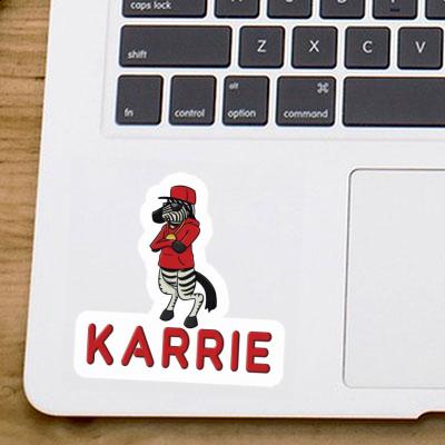 Karrie Sticker Zebra Notebook Image