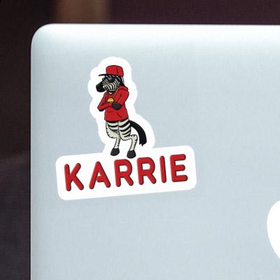 Karrie Sticker Zebra Laptop Image