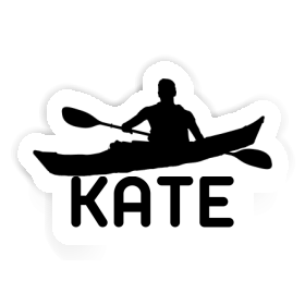 Kate Autocollant Kayakiste Image
