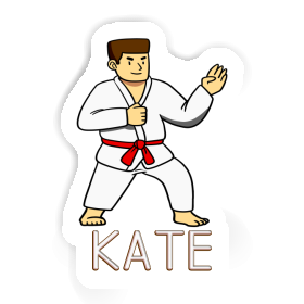 Kate Autocollant Karatéka Image