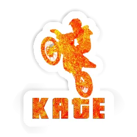 Autocollant Motocrossiste Kate Image
