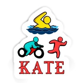 Kate Autocollant Triathlète Image