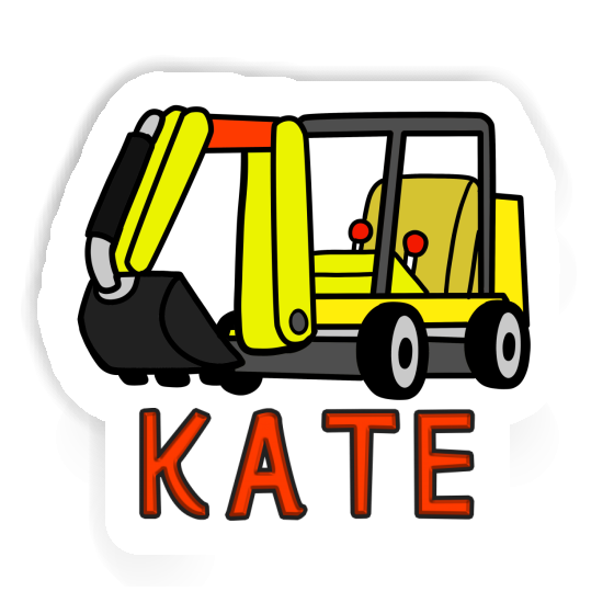 Sticker Kate Minibagger Laptop Image