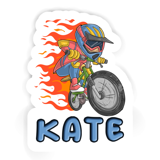 Kate Autocollant Vététiste de freeride Laptop Kate Autocollant Vététiste de freeride Laptop Image